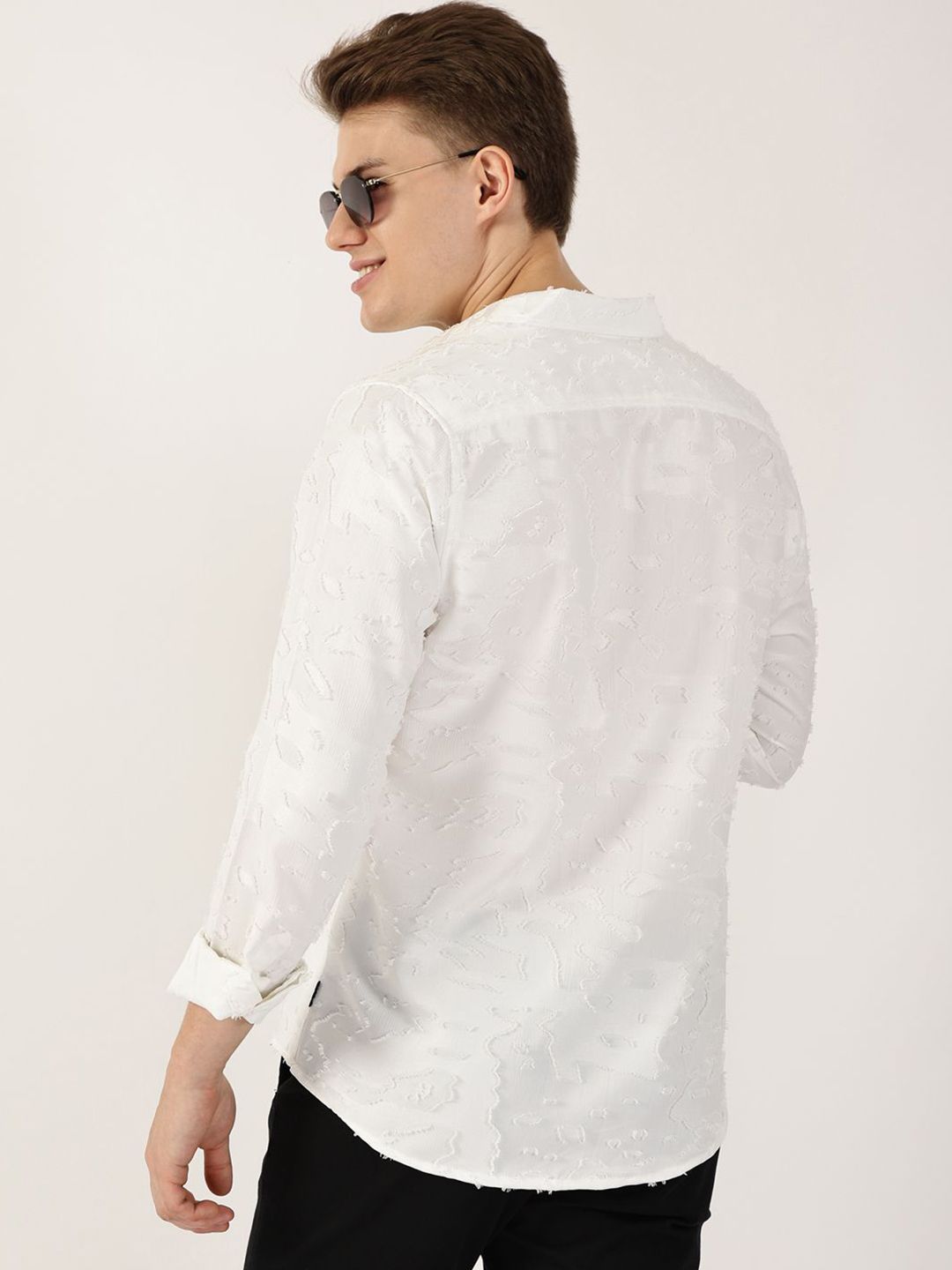 Thomas Scott Men Premium Slim Fit Opaque Casual Shirt
