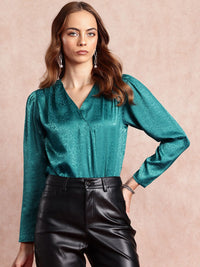 all about you Floral Design Wrap Detail Top