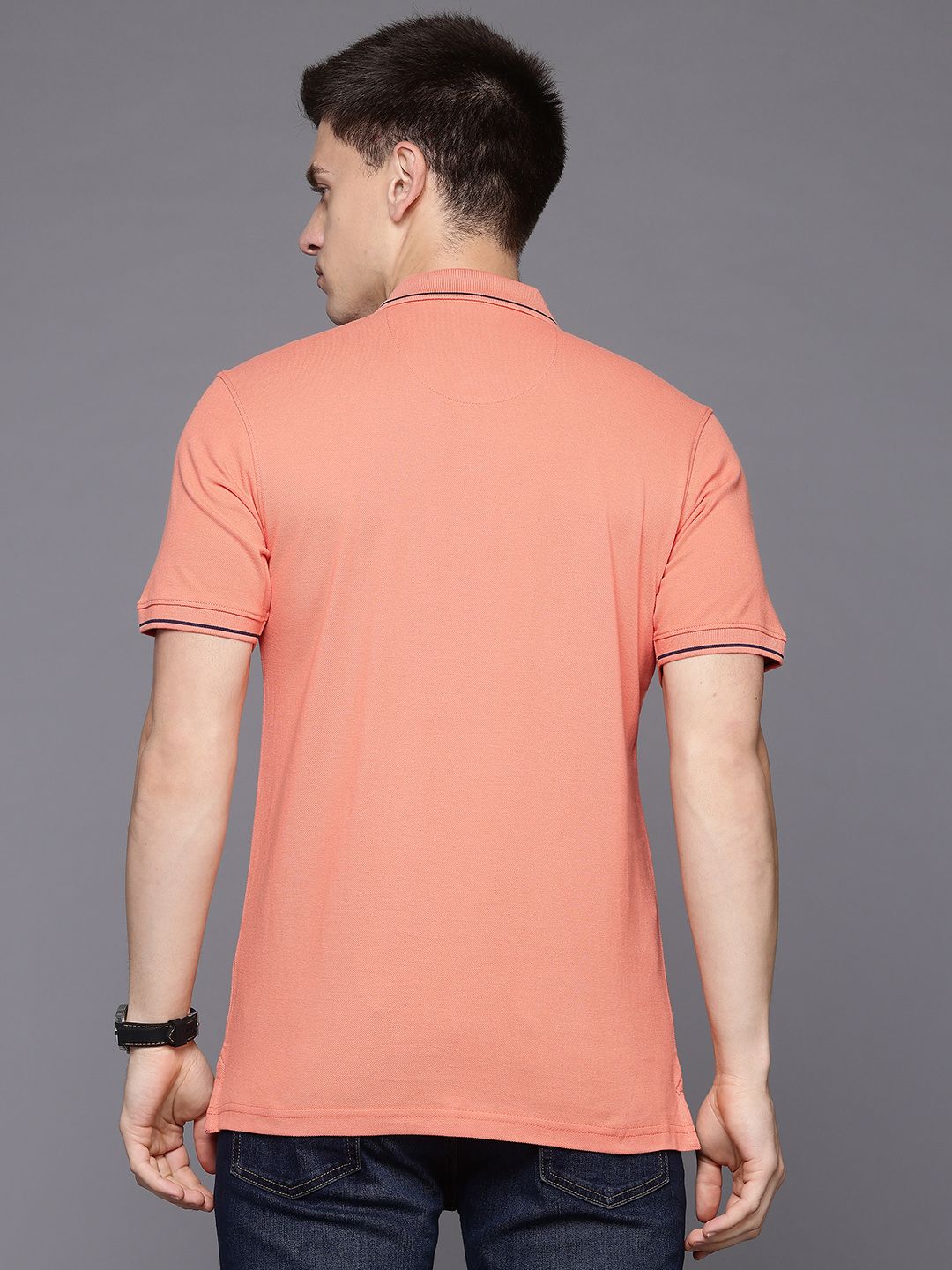 Raymond Men Polo Collar Pure Cotton T-shirt