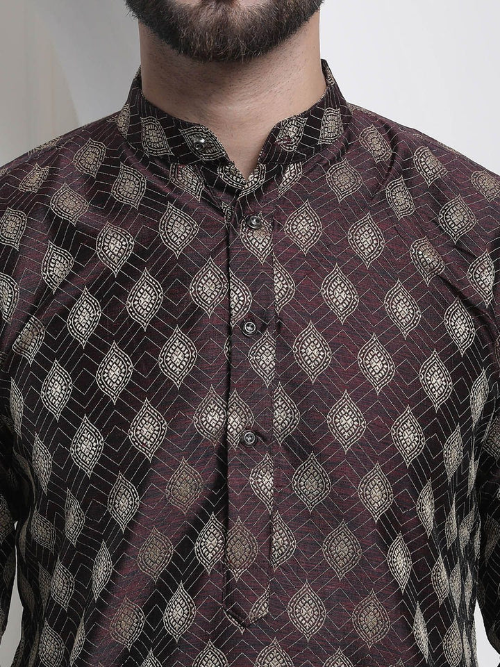 SOJANYA Kurta Katun Sutera Motif Etnik