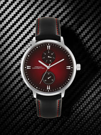 French Connection Men Printed Dial & Leather Straps Analogue Watch FCN066MBL