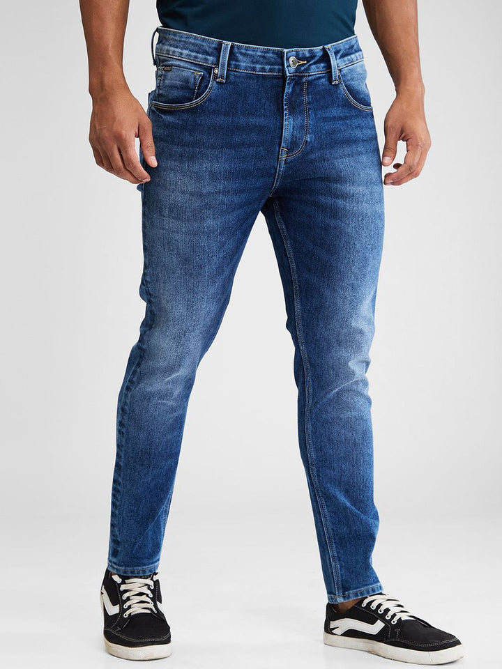 SPYKAR Men Slim Fit Light Fade Stretchable Jeans