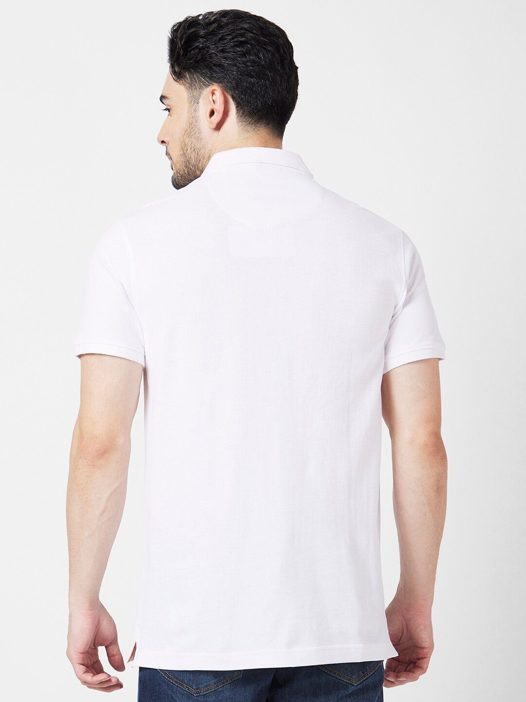 SPYKAR Polo Collar Slim Fit Cotton T-Shirt