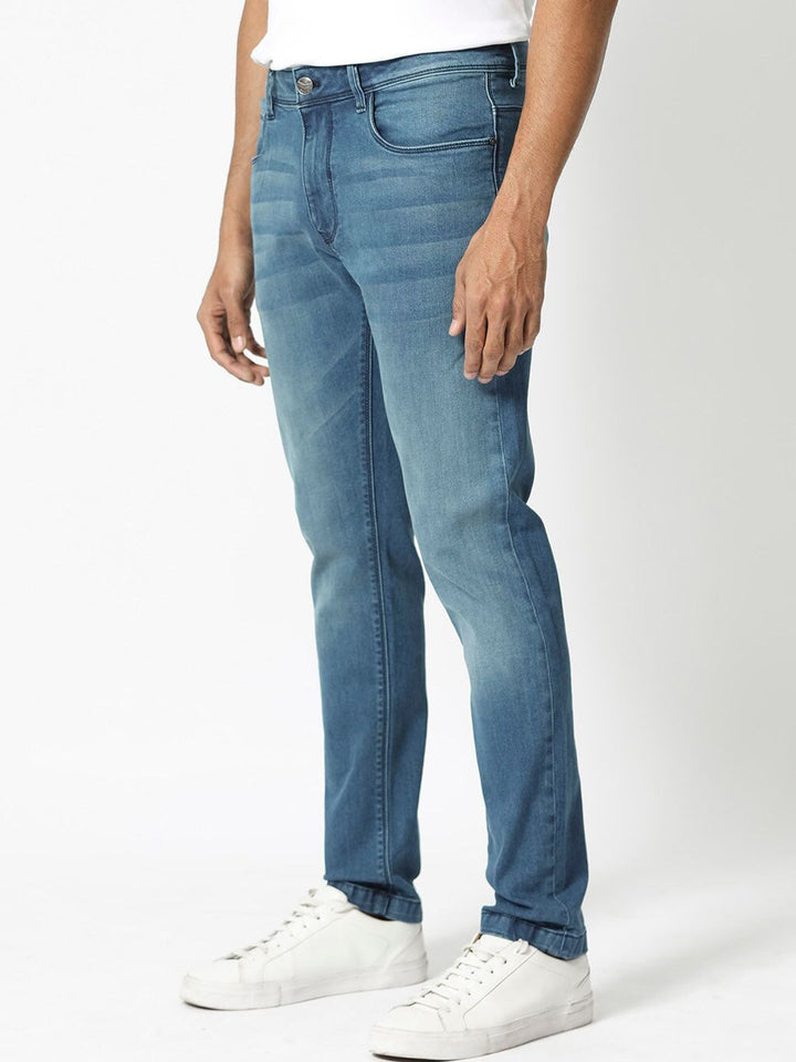 RARE RABBIT Men Night Slim Fit Cotton Jeans