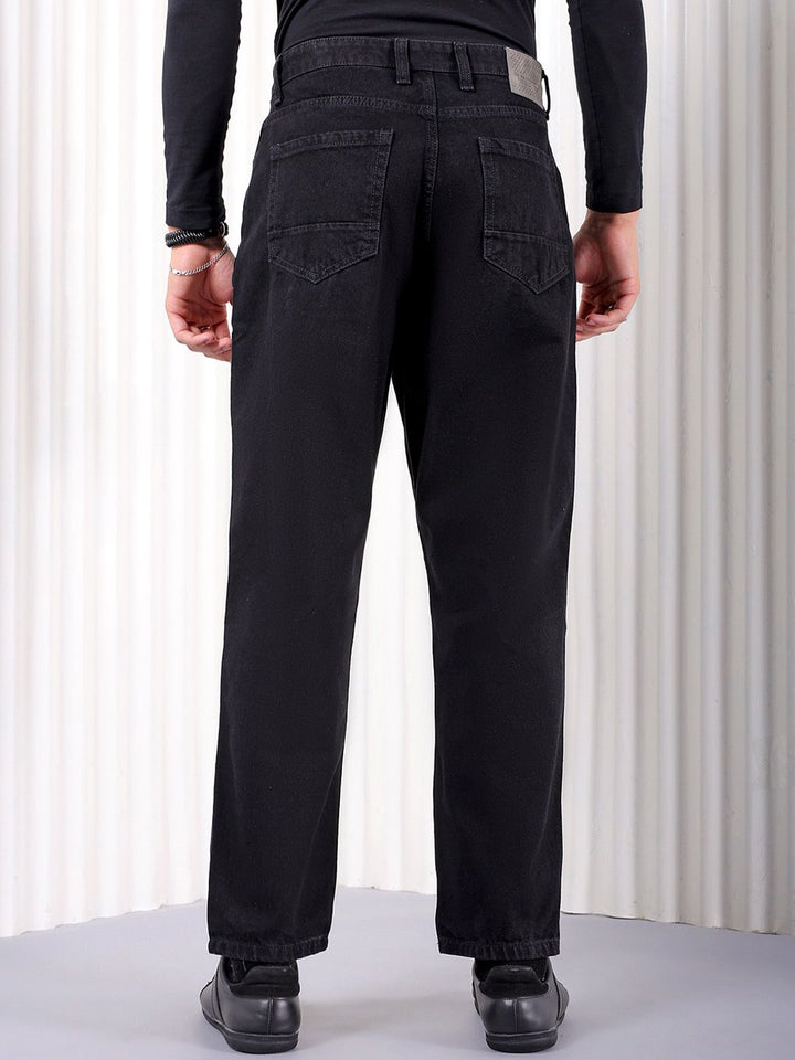 The Indian Garage Co Men Tapered Fit Highly Distressed Pure Cotton Jeans