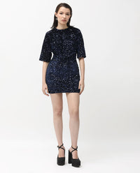RAREISM Embellished Sheath Mini Dress