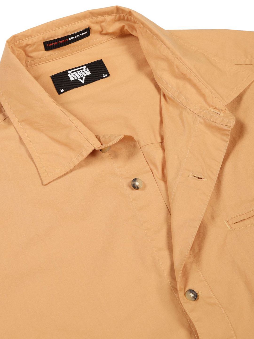 Thomas Scott Men Premium Opaque Cotton Casual Shirt
