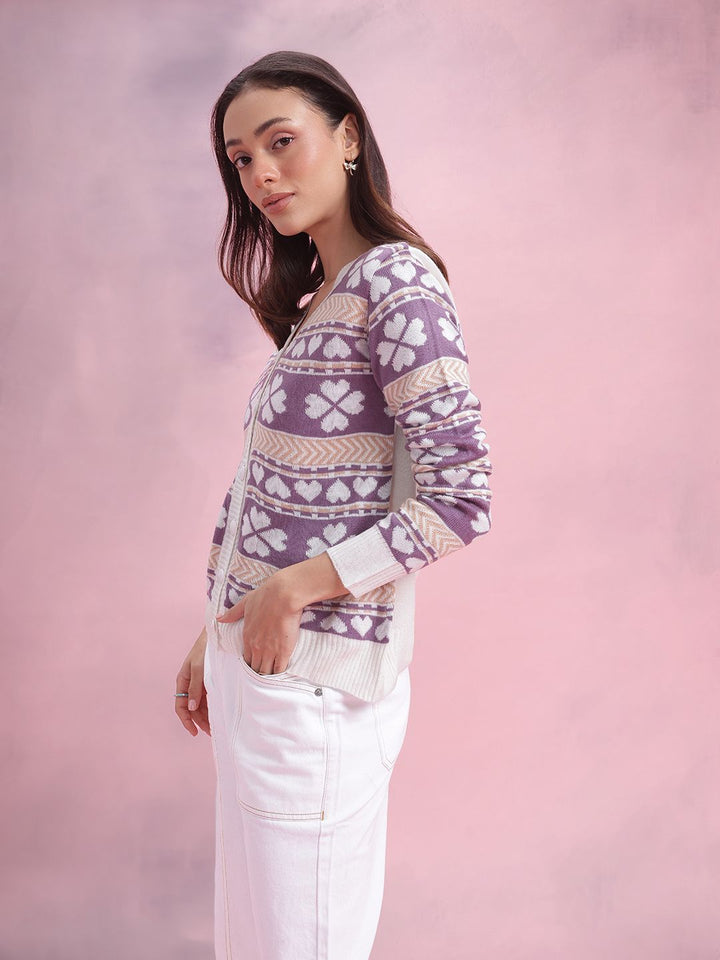 DressBerry Conversational Design Cardigan