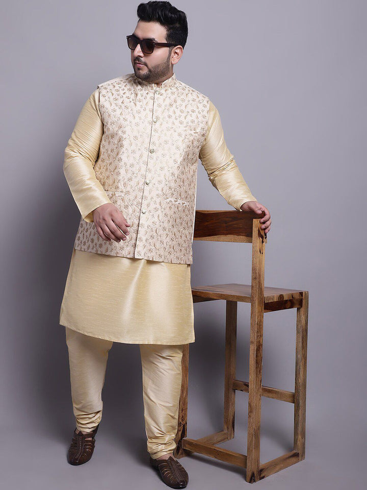 SOJANYA PLUS Kurta With Pyjamas & Nehru Jacket