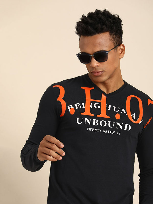 Being Human Typography Printed T-shirt