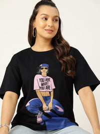 DressBerry Printed Pure Cotton T-shirt