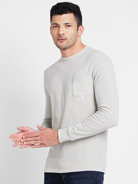 Being Human Self Design Round Neck Casual T-shirt