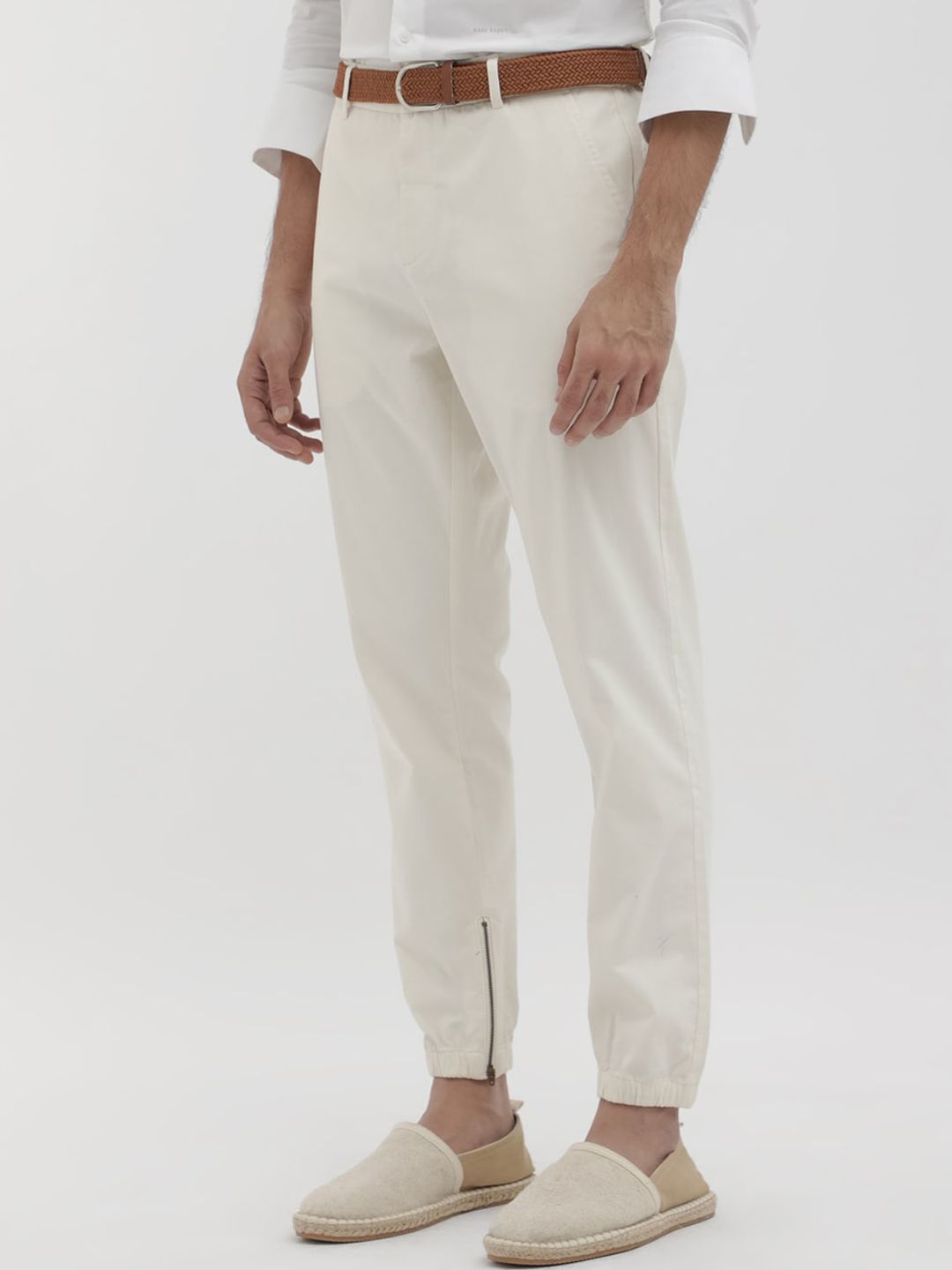 RARE RABBIT Men Regular Fit Cotton Joggers