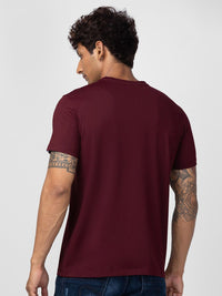 SPYKAR Men Typography Printed Slim Fit Cotton T-shirt