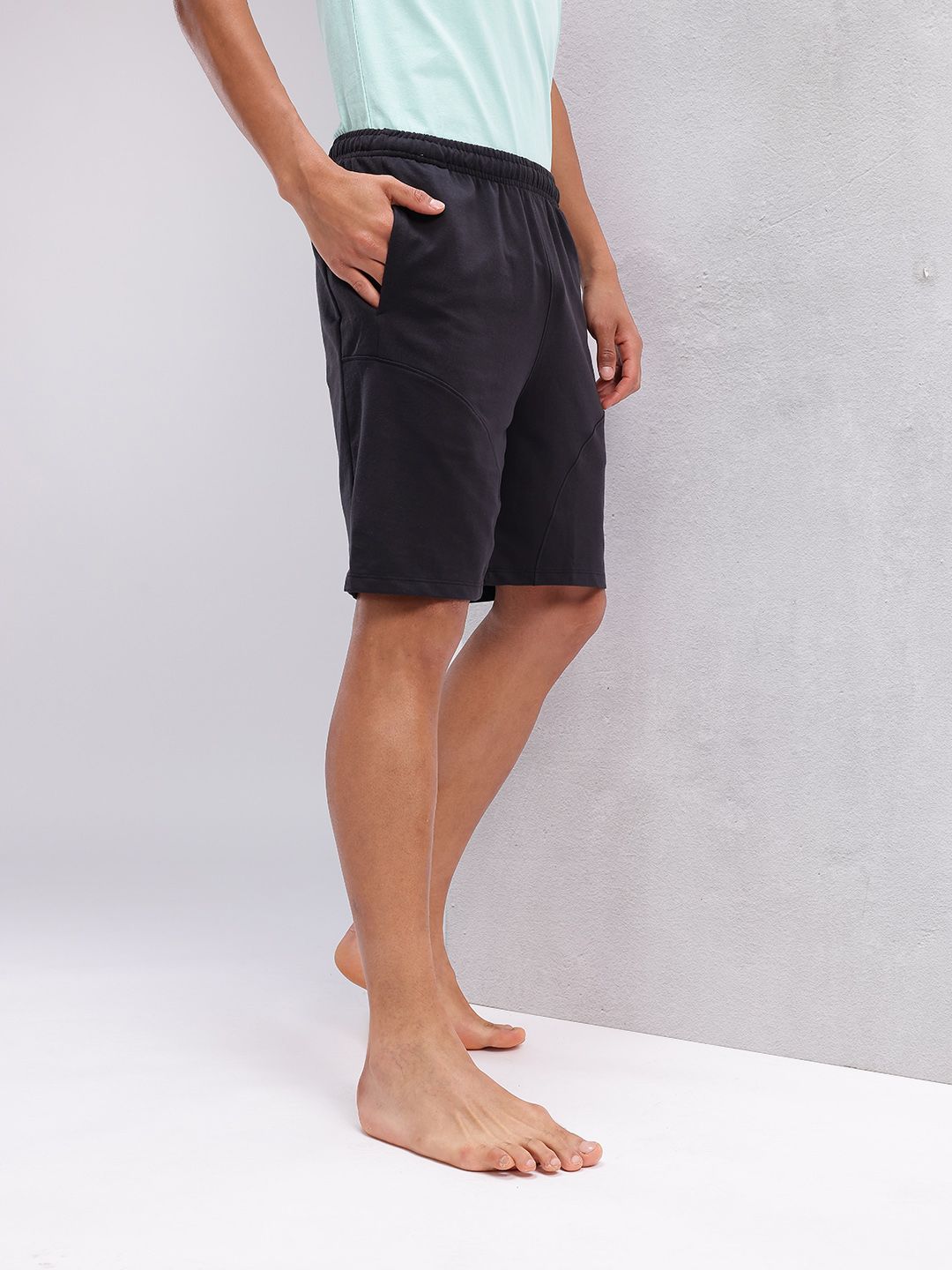 HRX by Hrithik Roshan Men Printed Detail Yoga Shorts