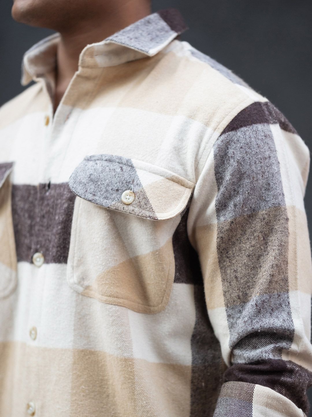 Powerlook Men Checked Casual Shirt