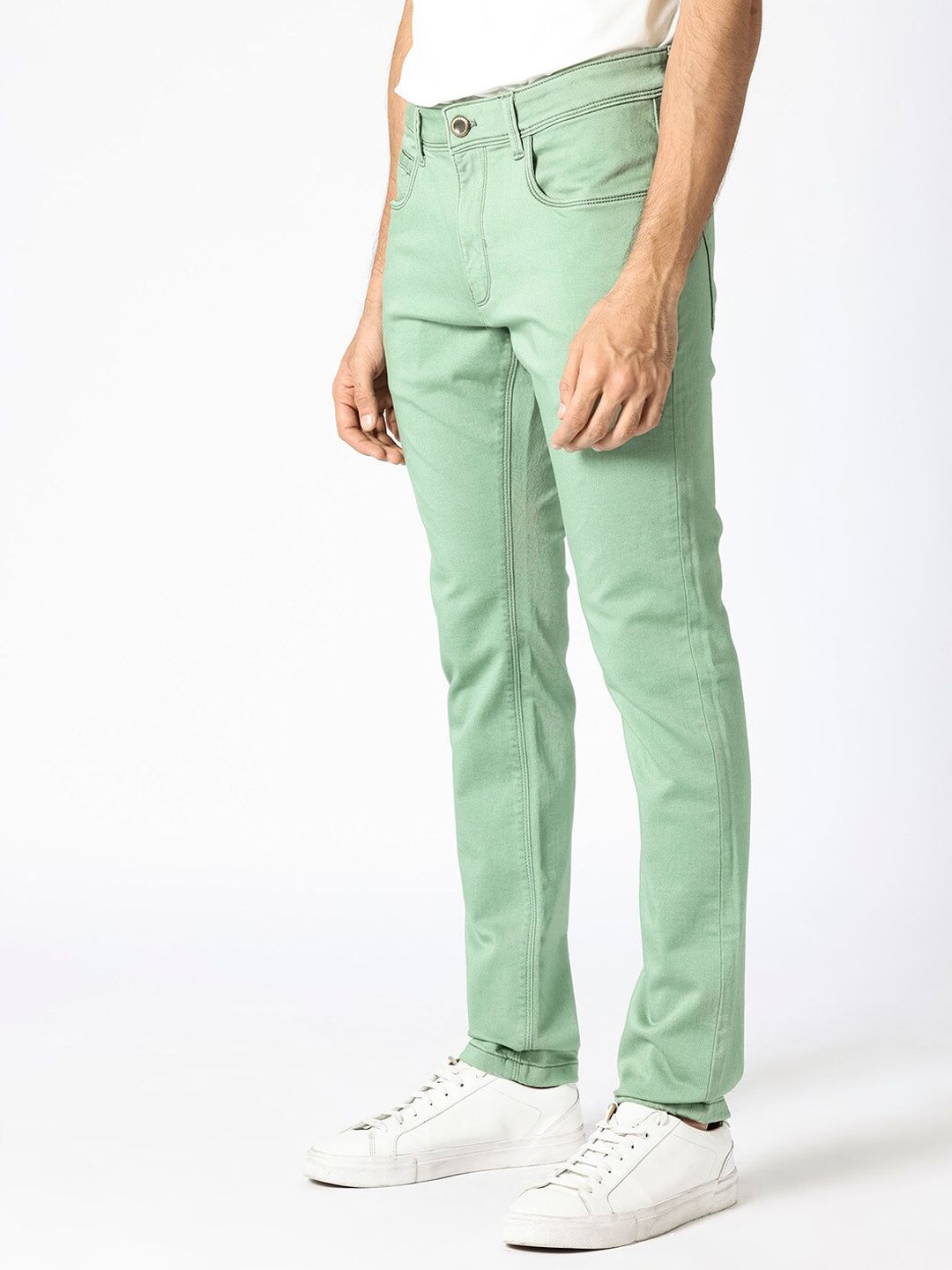 RARE RABBIT Men Essen Slim Fit Mid-Rise Stretchable Jeans