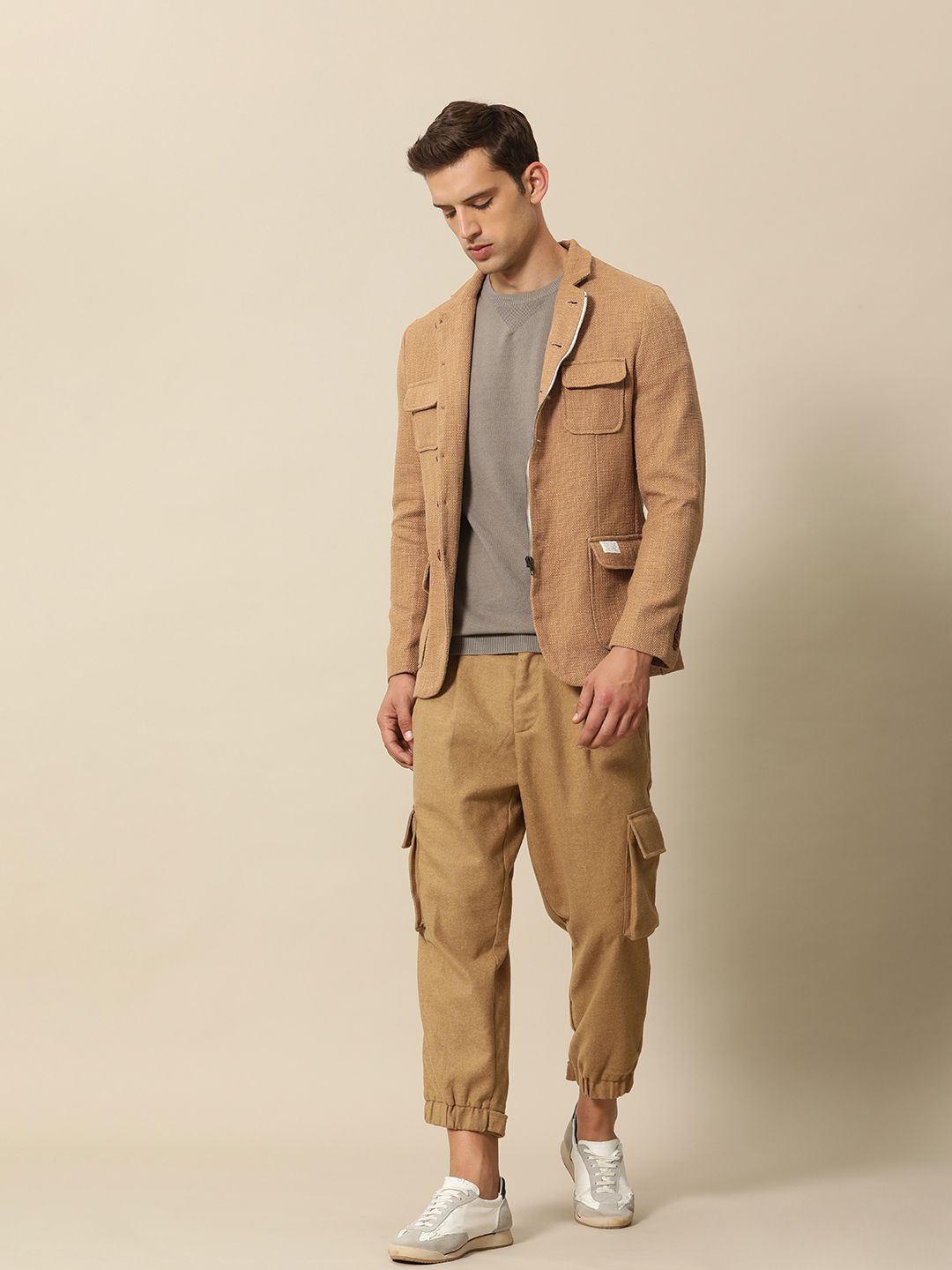 Mr Bowerbird Tweed Tailored Fit Blazer