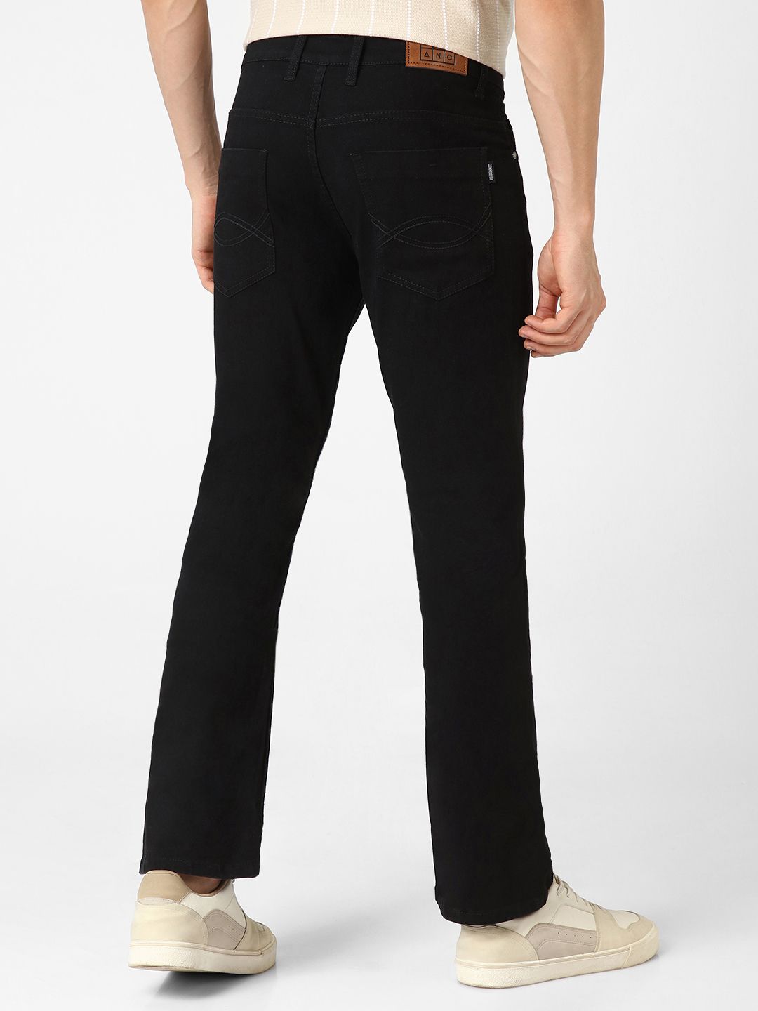 Urbano Fashion Men Mid Rise Stretchable Bootcut Jeans