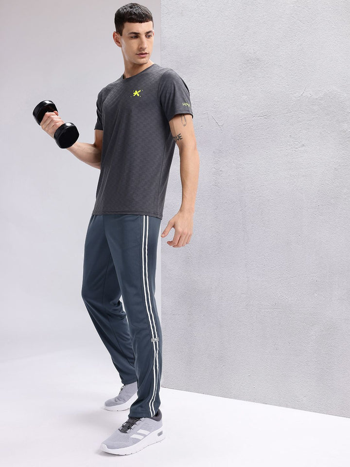 HRX by Hrithik Roshan Men Side Stripes Rapid-Dry Training Track Pants