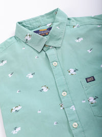 The Indian Garage Co Men Regular Fit Floral Printed Casual Shirt