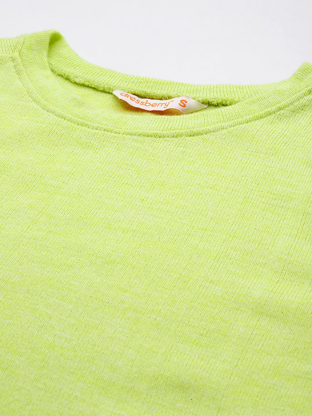 DressBerry Solid Pointed Hem Acrylic Pullover