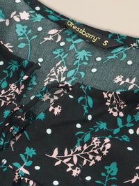 DressBerry Tropical Print A-Line Top