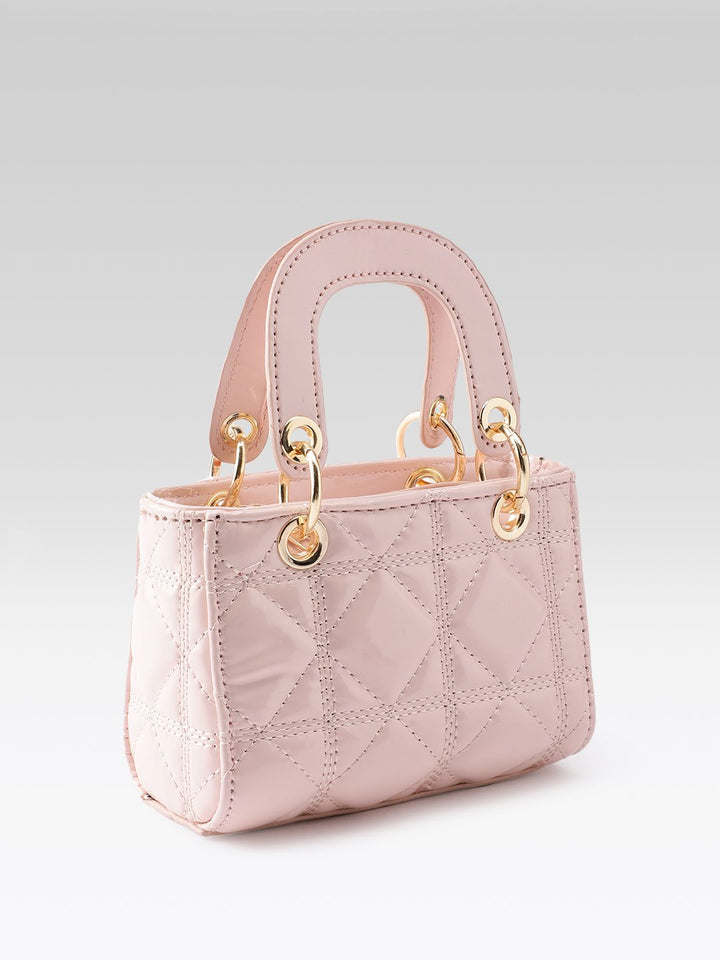 DressBerry Structured Quilted Handheld Bag