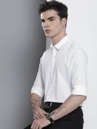 The Indian Garage Co Men Slim Fit Opaque Formal Shirt