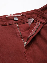 all about you Women Wide Leg High-Rise Stretchable Jeans