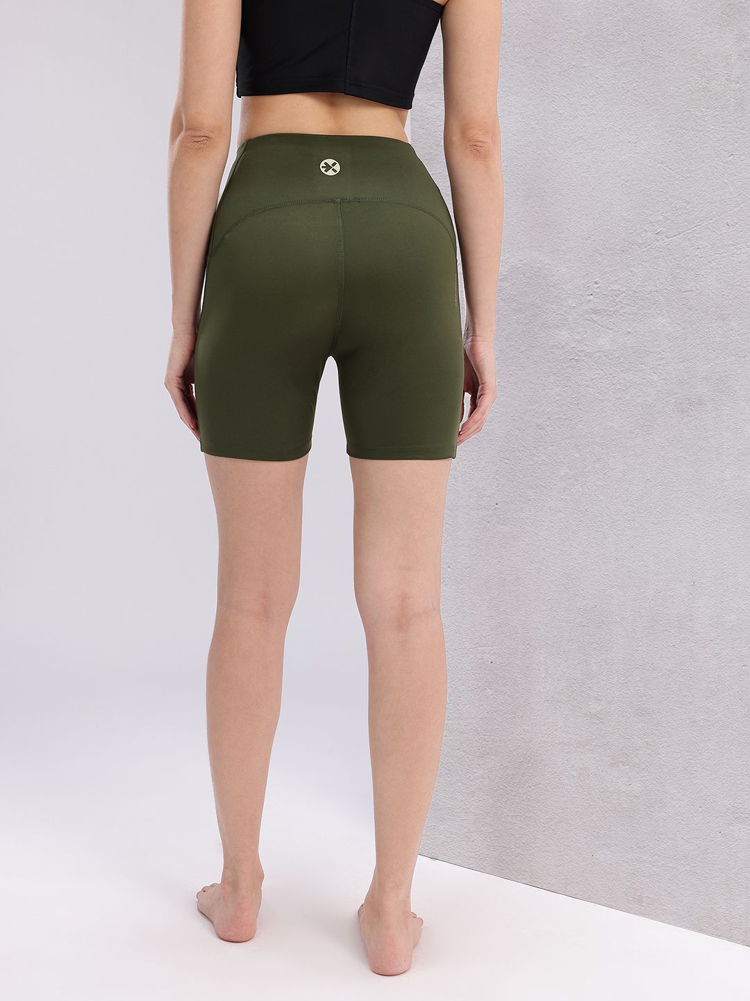 HRX by Hrithik Roshan Mid-Rise Rapid-Dry Yoga Shorts