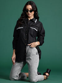DressBerry Embellished Chambray Shirt