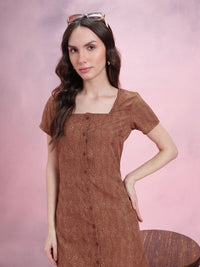 DressBerry Printed A-Line Mini Dress