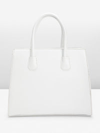 DressBerry Quilted Structured Handheld Bag
