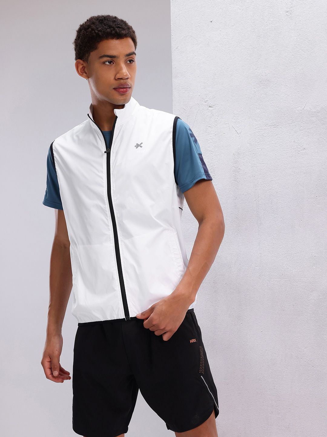 HRX by Hrithik Roshan Lightweight Rapid-Dry Running Gilet Jacket