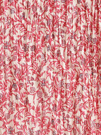 Anouk Floral Embroidered Regular Pure Cotton Kurta with Trousers & With Dupatta