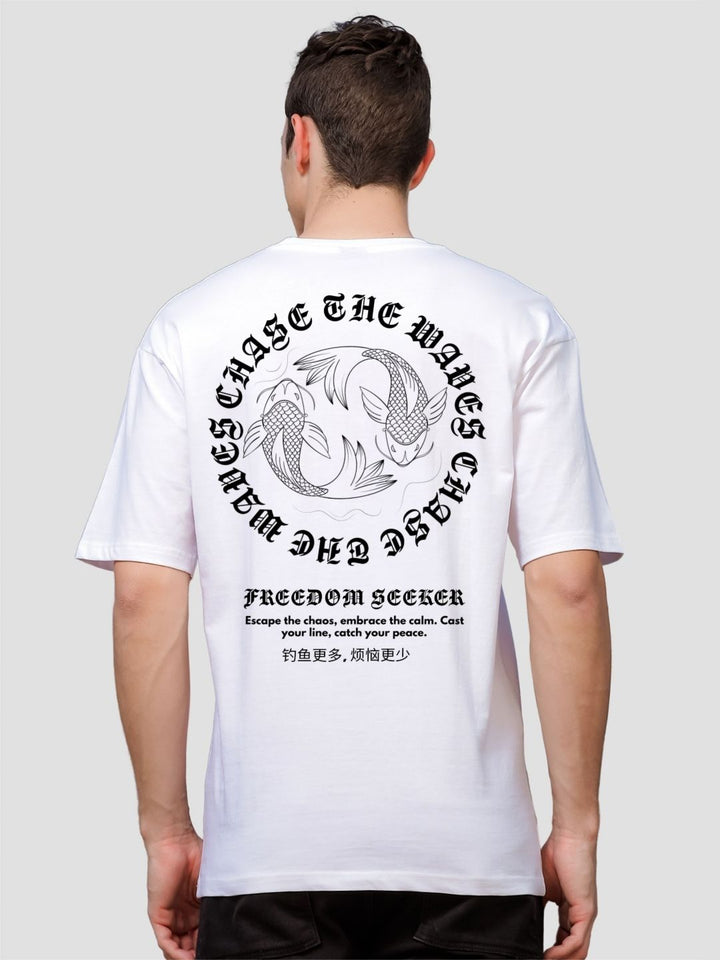 ADRO Men Typography Printed T-shirt