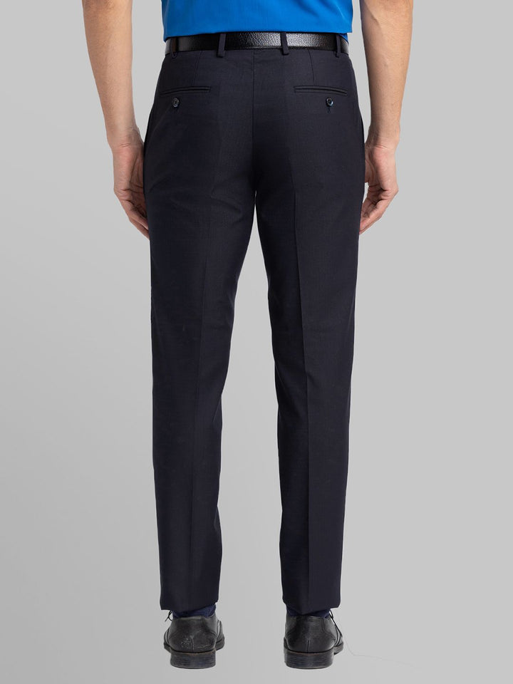 Raymond Men Checked Slim Fit Formal Trousers