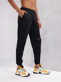 HRX by Hrithik Roshan Men Typography Print Detail Mid-Rise Rapid-Dry Training Joggers