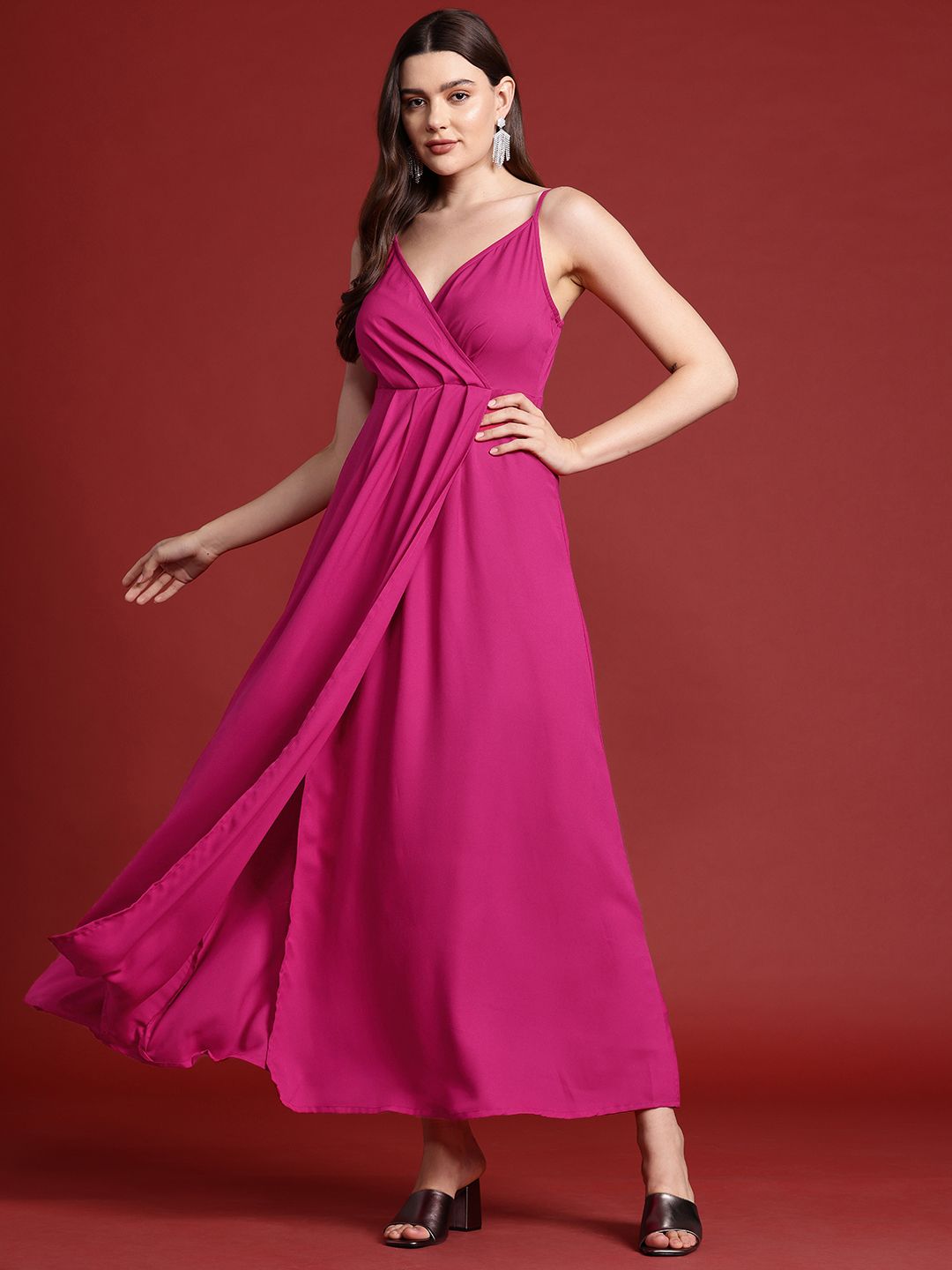 all about you Slit Maxi A-Line Dress