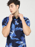 Lelaki Highlander Slim Fit Printed Shirt