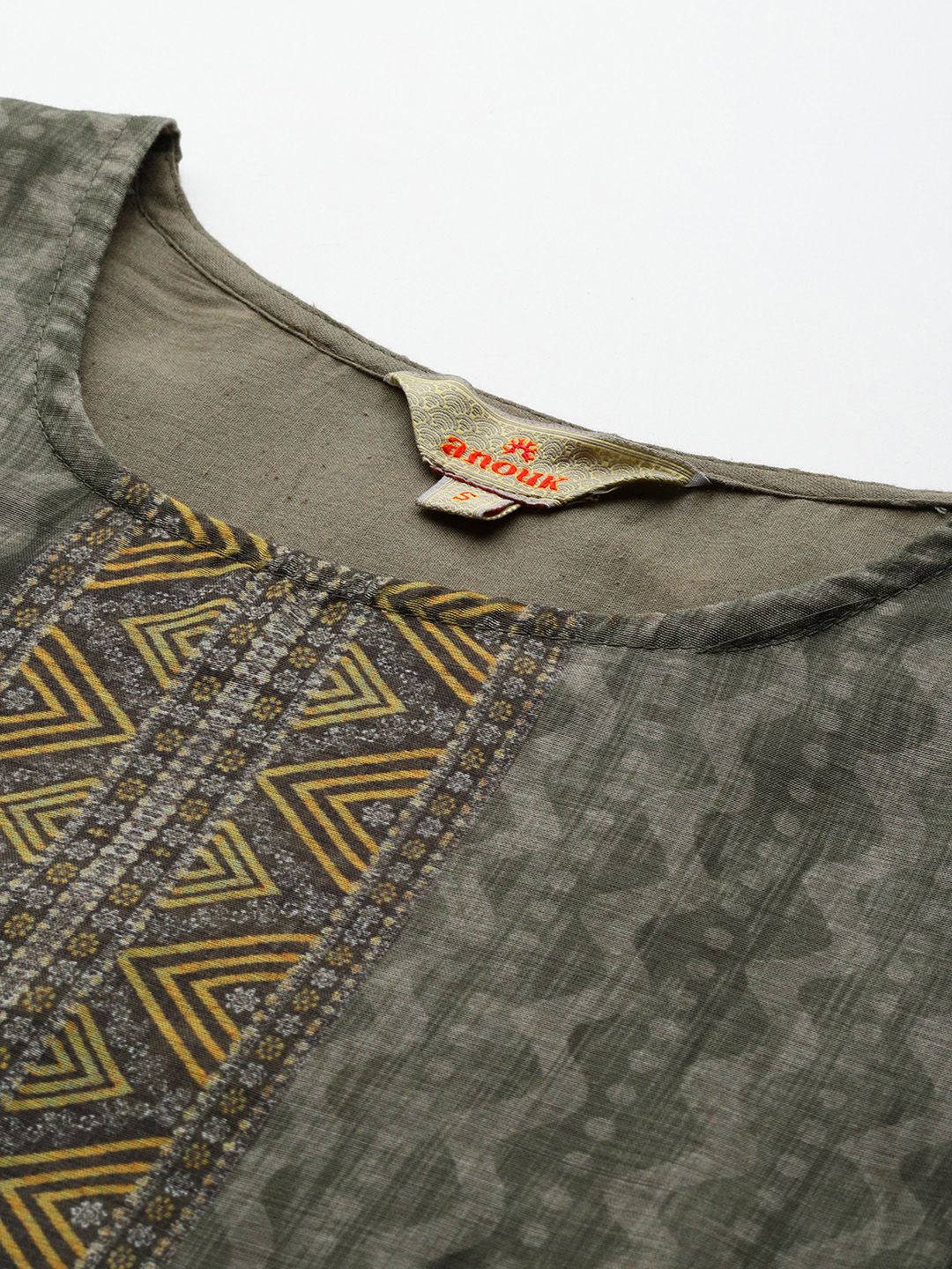 Anouk Printed Regular Kurta with Trousers & Dupatta