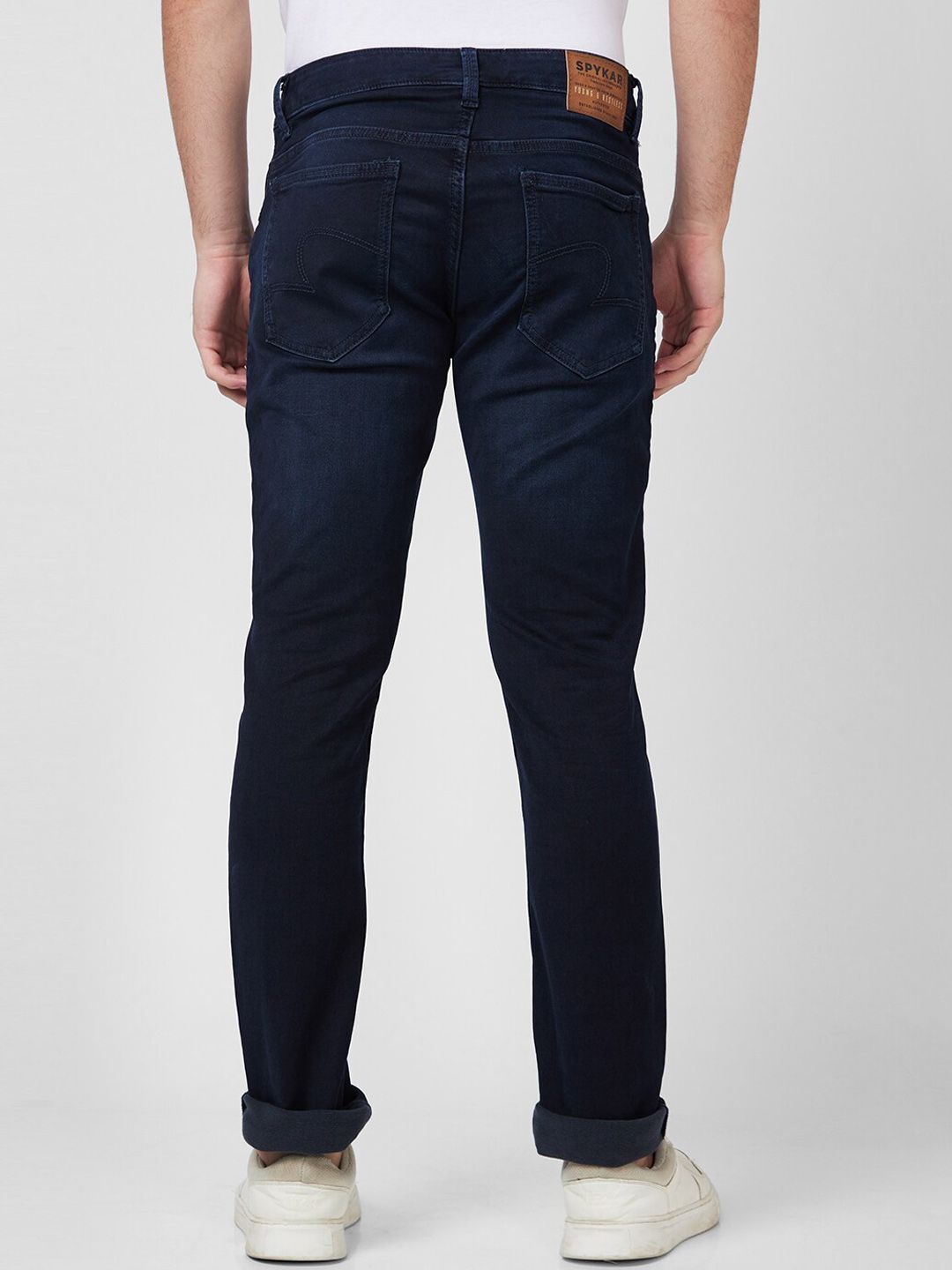 SPYKAR Men Mid Rise Clean Look Light Fade Jeans