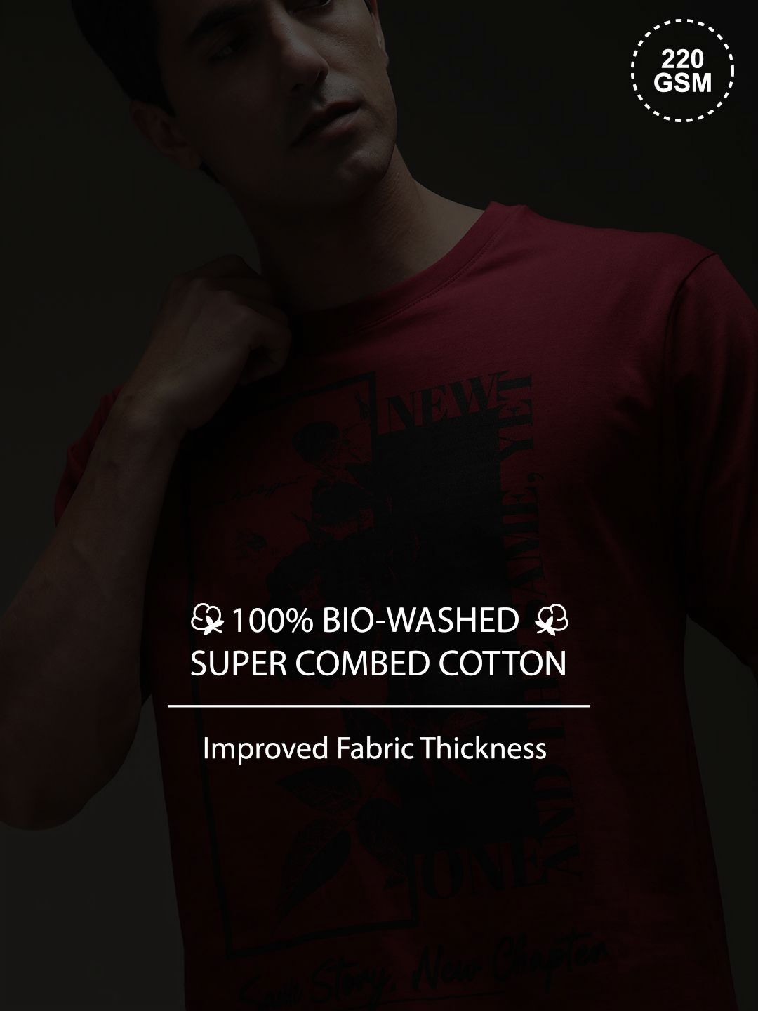 Difference of Opinion Men Graphic Printed Round Neck Cotton T-shirt