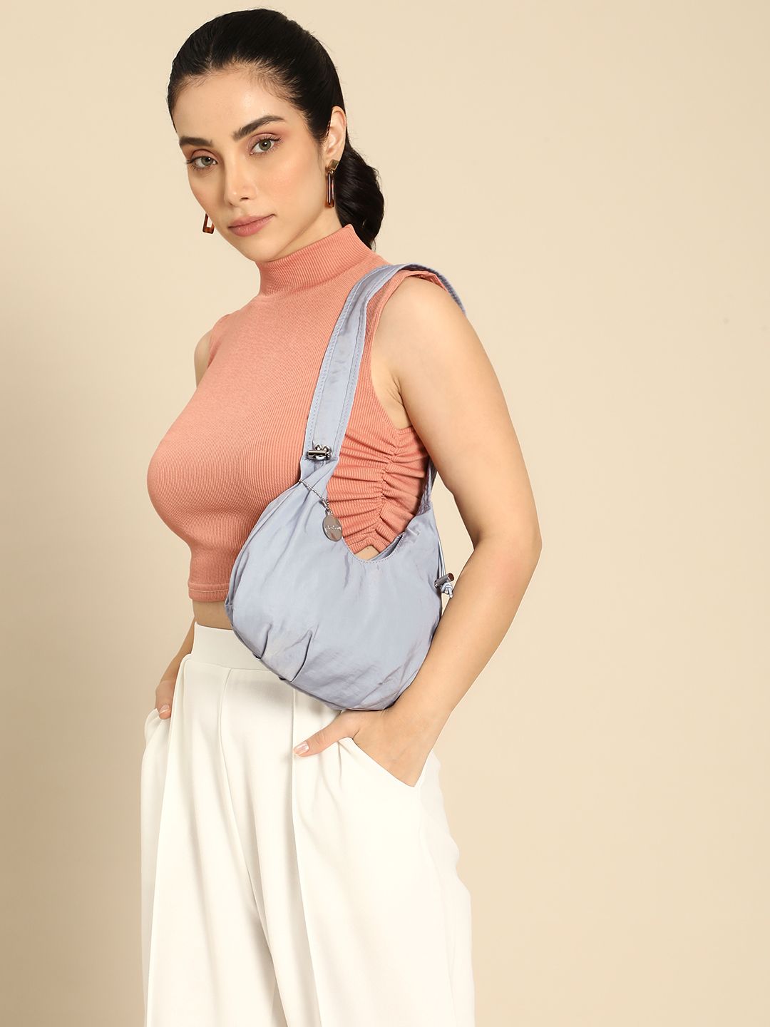 DressBerry Structured Hobo Bag