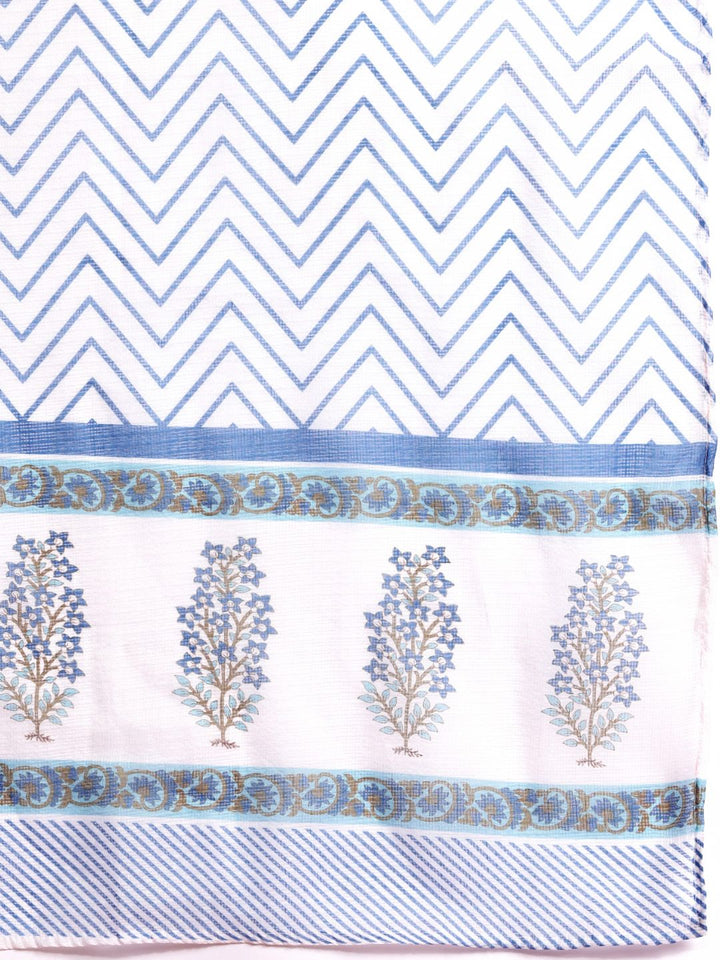 Anouk Women Ethnic Motifs Printed Kurta with Trousers & Dupatta