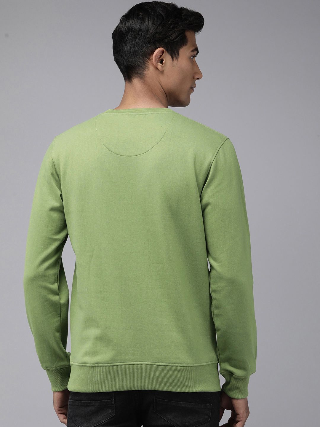 Park Avenue Brand Logo Printed Long Sleeves Sweatshirt