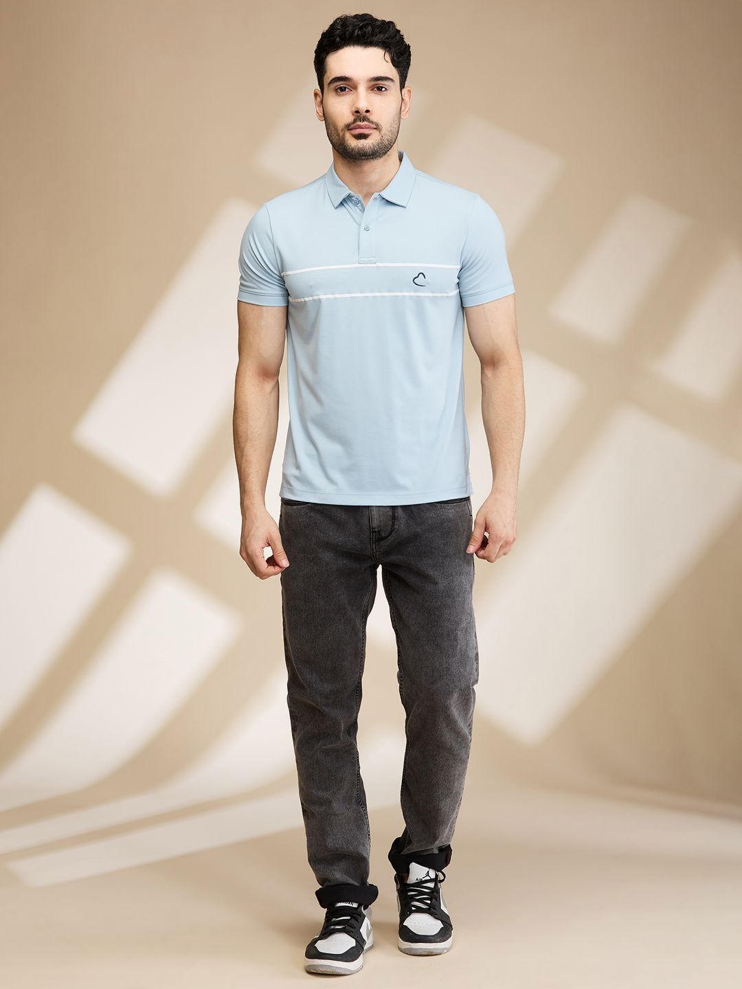 Being Human Men Polo Collar Pockets T-shirt