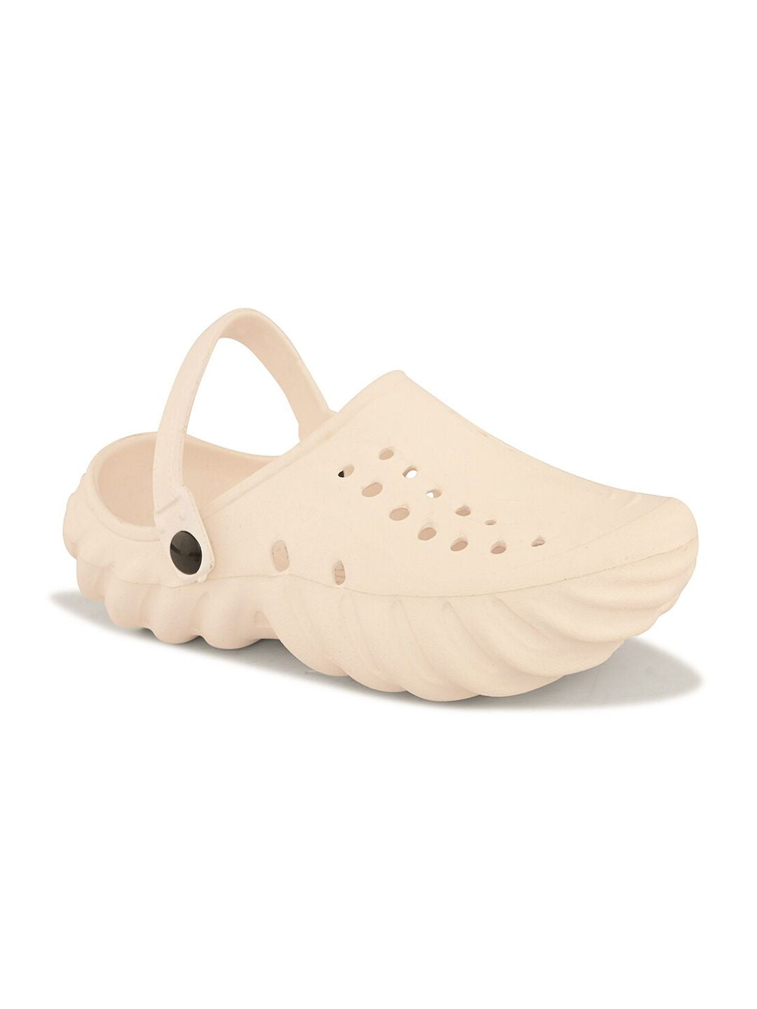 HRX by Hrithik Roshan Men Cream Coloured Self Design Clogs