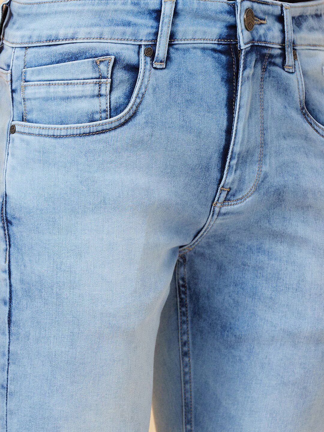 Being Human Men Skinny Fit Light Fade Jeans